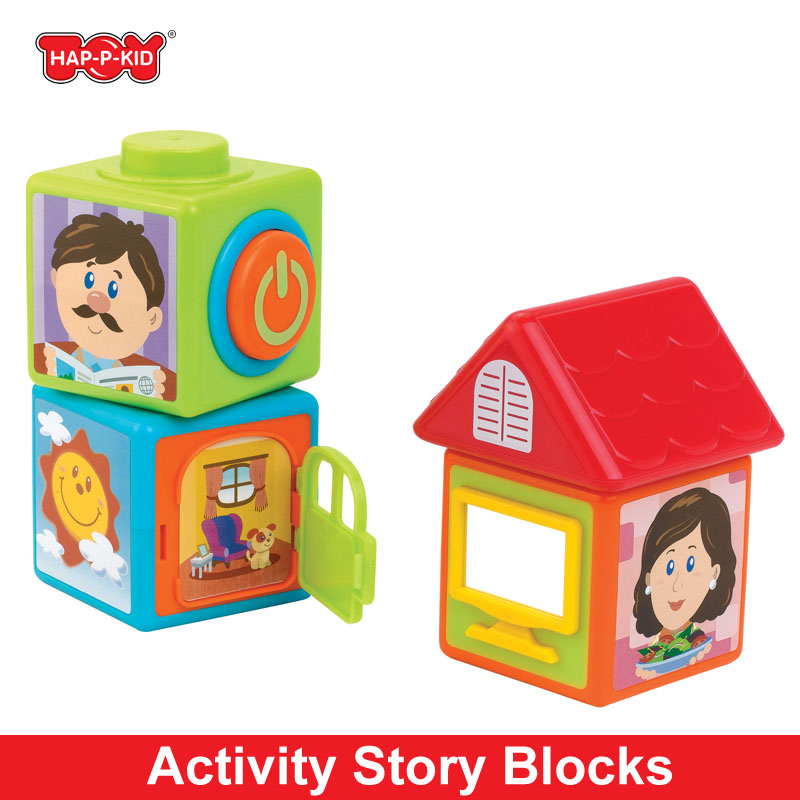 Hap-P-Kid Little Learner Activity Story Blocks