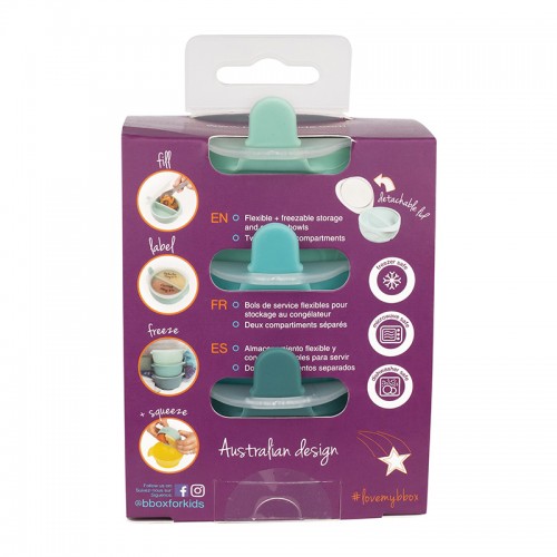 B.box Fill + Freeze (Baby Purees Storage Bowl With Lid ) - 3 Pack B.box Fill + Freeze (Baby Purees Storage Bowl With Lid ) - 3 Pack