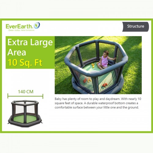 Everearth Portable Inflatable Playard