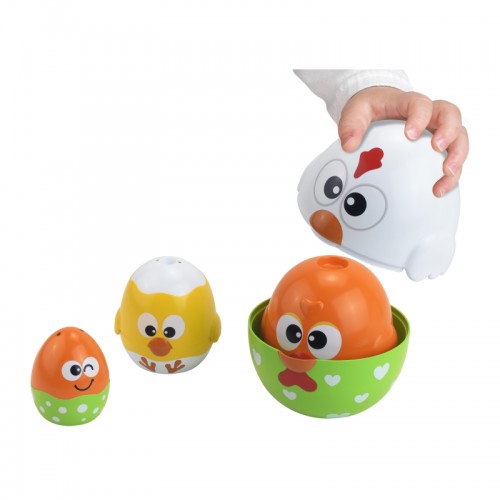 Hap-P-Kid Little Learner Chicken & Egg Stacking Cup