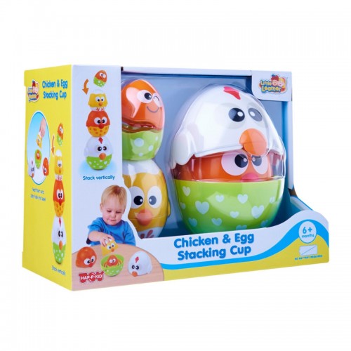 Hap-P-Kid Little Learner Chicken & Egg Stacking Cup