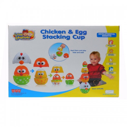 Hap-P-Kid Little Learner Chicken & Egg Stacking Cup