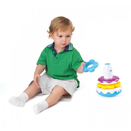 Hap-P-Kid Little Learner Musical Wobbly Unicorn Stacking Rings Hap-P-Kid Little Learner Musical Wobbly Unicorn Stacking Rings