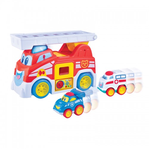 Hap-P-Kid Little Learner Vroom Vroom Fire Truck