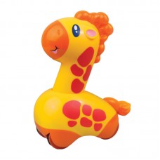 Hap-P-Kid Little Learner Press & Go Animals - White Zebra / Orange Giraffe