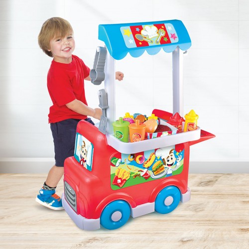 Hap-P-Kid Little Learner Mini Chef Deli Truck | Food Truck | 18 months+ | Role Playing | Pretend Play