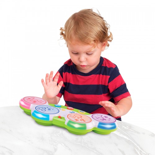 Hap-P-Kid Little Learner Magic Touch Drum | Musical Toy | Baby Toy | 12 Months+