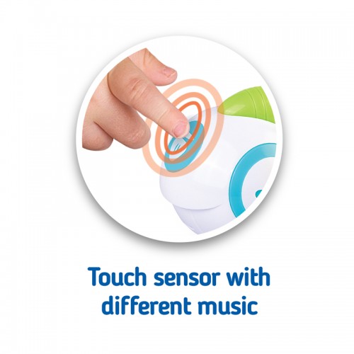 Hap-P-Kid Little Learner Walk N Glow Turtle