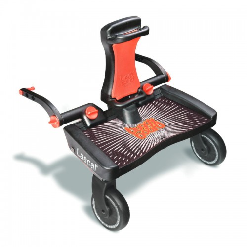 Lascal Buggy Board Maxi + Buggy Board Saddle + FREE Delivery (Black + Red / Black + Blue + Blue/ Black + Grey)