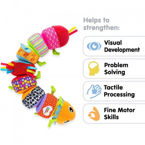 Lamaze Mix and Match Caterpillar Soft Toy | Baby Toys | Stroller Toys | 6 months+