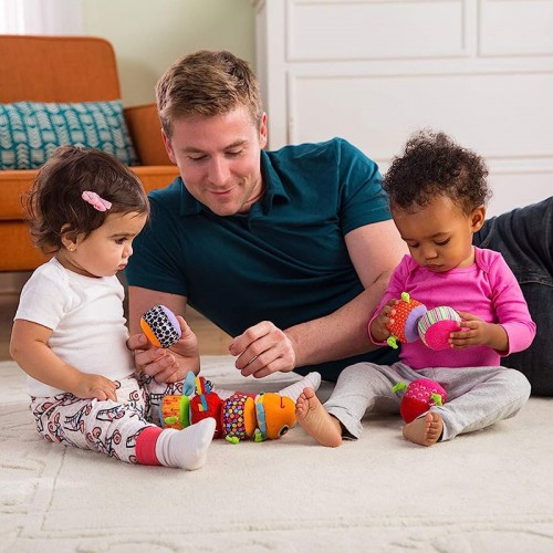 Lamaze Mix and Match Caterpillar Soft Toy | Baby Toys | Stroller Toys | 6 months+