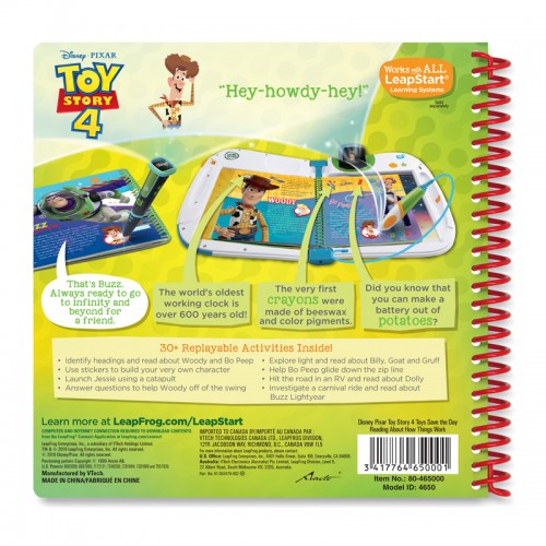 LeapFrog LeapStart® Toy Story 4 Toys Save the Day Reading About How Things Work