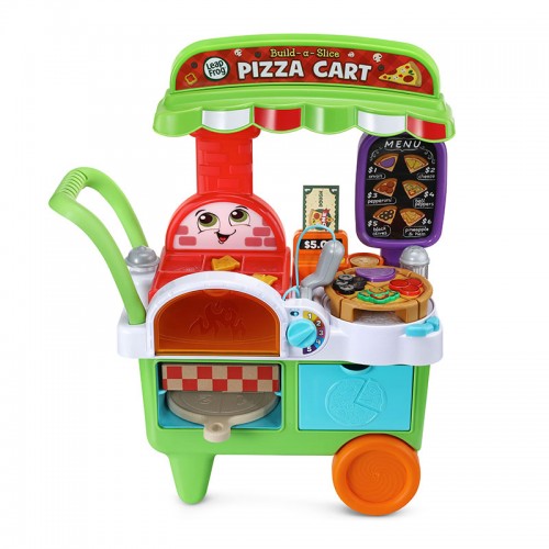 LeapFrog Build-a-Slice Pizza Cart | Role Play | Pretend Play | Kitchen Playsete