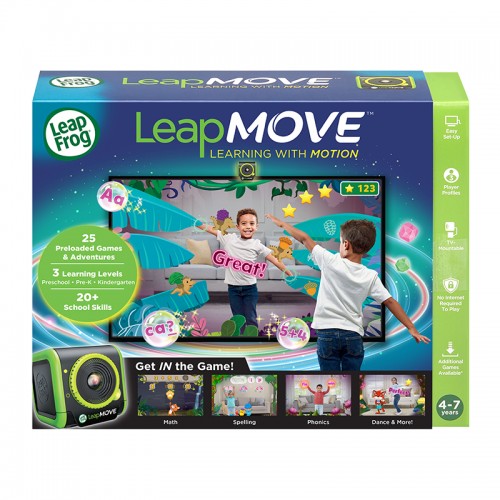 LeapFrog LeapMove | Motion Sensing Learning Console for Kids | Motion Based Educational Gaming Device | 4-7 years