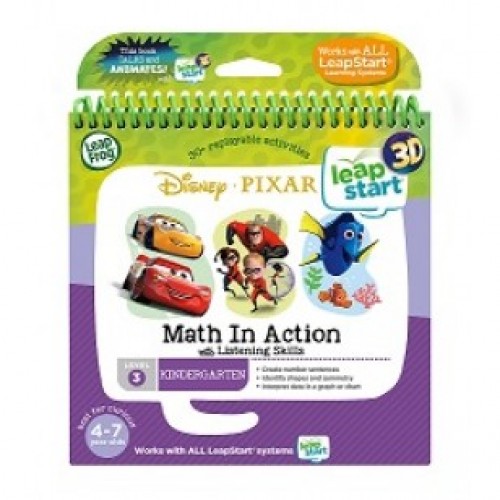 LEAPFROG LeapStart Book - Pixar Pals, Math In Action