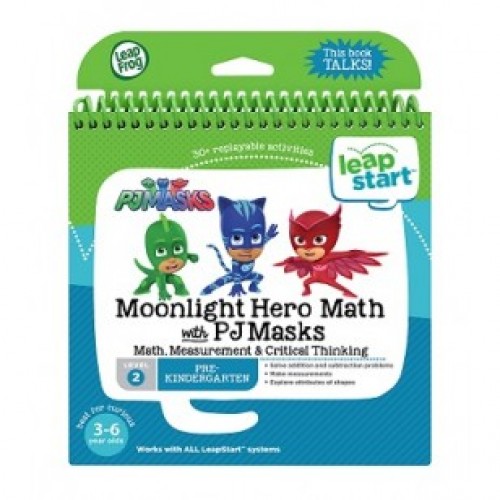 LEAPFROG LeapStart Book - PJ Masks, Moonlight Hero Maths with PJ Masks