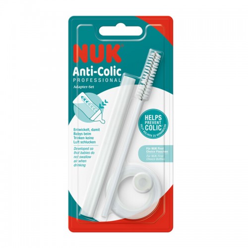 NUK Anti Colic Professional Baby Bottle Adapter Set | Compatible Anti Colic Professional Bottles | BPA Free | Made in Germany