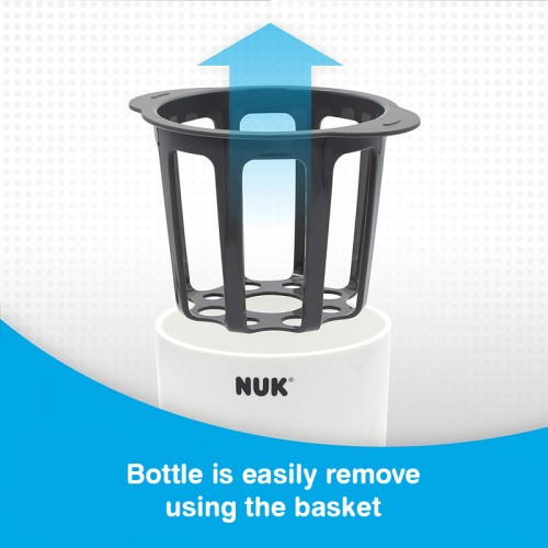 NUK Thermo 3 in 1 Bottle Warmer | Heat Up | Keep Warm | Defrost