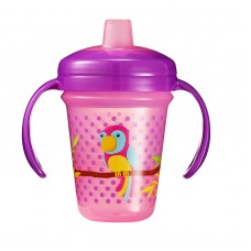 THE FIRST YEARS Stackable 7oz Soft Spout Trainer Cup - Parrot