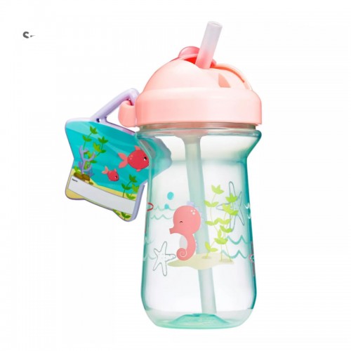 The First Years Flip Top Straw Cup 10oz