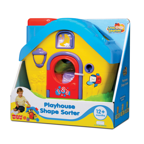 Hap-P-Kid Little Learner Playhouse Shape Sorter