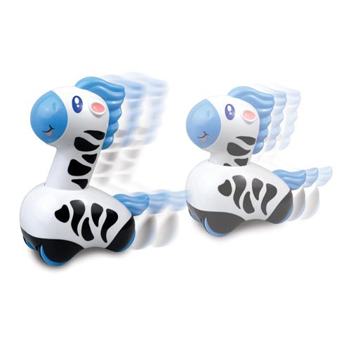 Hap-P-Kid Little Learner Press & Go Animals - White Zebra / Orange Giraffe Hap-P-Kid Little Learner Press & Go Animals - White Zebra / Orange Giraffe