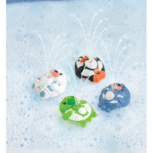 Hap-P-Kid Little Learner Bath Squirting Pals (Turtle, Polar Bear, Sea Lion, Penguin)