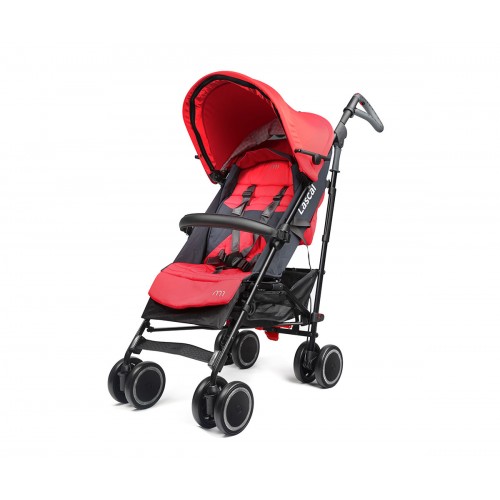 LASCAL M1 Buggy Stroller - Red/ Black