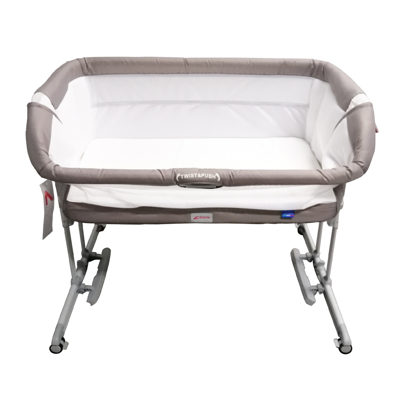 ZIBOS Ava Bedside Crib  (With Travel Bag & Mosquito Net) 